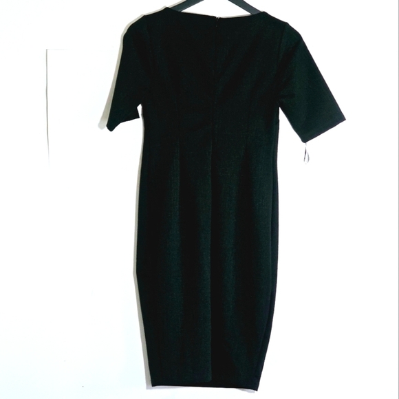 A Pea In The Pod Black Textured Pencil Maternity Black Dress Women Size M - Picture 6 of 6